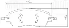 Тормозные колодки дисковые TRIALLI PF2322
