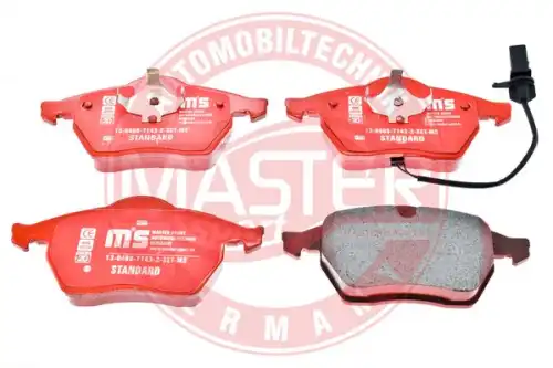 Тормозные колодки дисковые MASTER-SPORT 13-0460-7143-2-SET-MS
