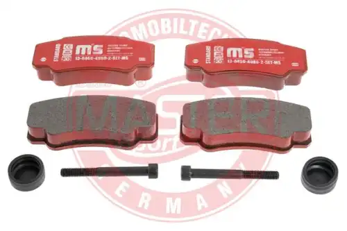 Тормозные колодки дисковые MASTER-SPORT 13-0460-4980-2-SET-MS