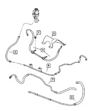 Шланг ГУР MOPAR 68322228AA