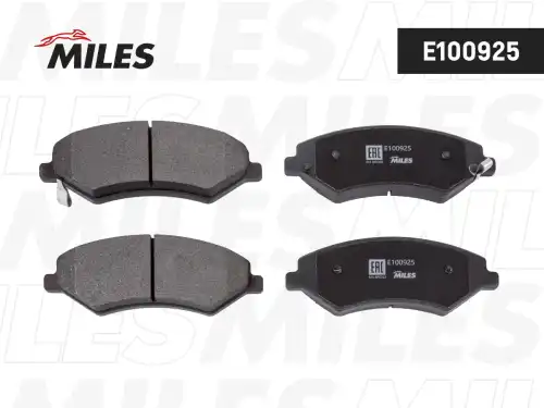 Тормозные колодки дисковые MILES E100925