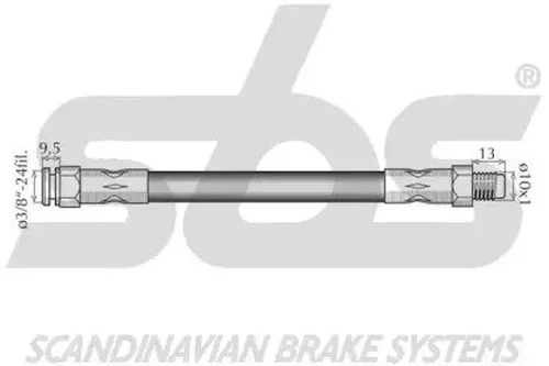 Brake Hose 1330853736 SBS