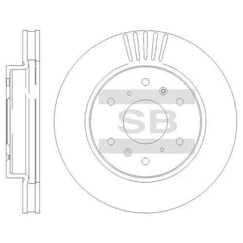 Тормозной диск SANGSIN SD8530