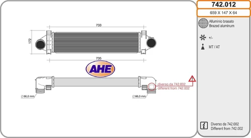 Интеркулер 742012 AHE