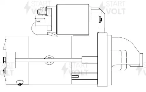 Стартер СТАРТВОЛЬТ LST 1652