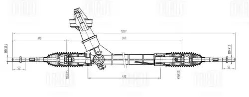 Рулевая рейка TRIALLI CR 1801