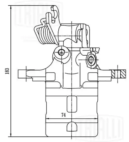 Суппорт тормозной TRIALLI CF 208601