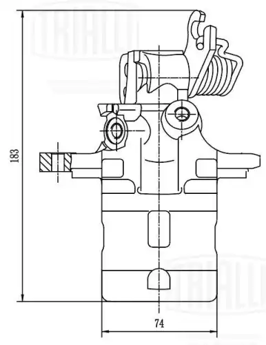 Суппорт тормозной TRIALLI CF 208602