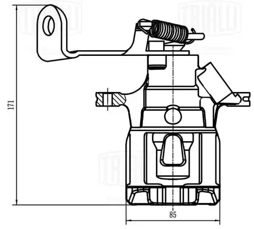 Суппорт тормозной TRIALLI CF 206202