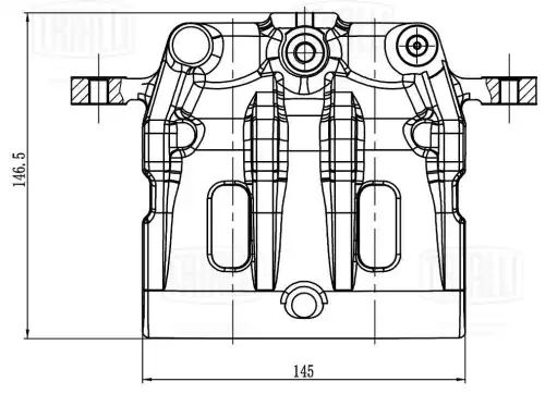 Суппорт тормозной TRIALLI CF 206101
