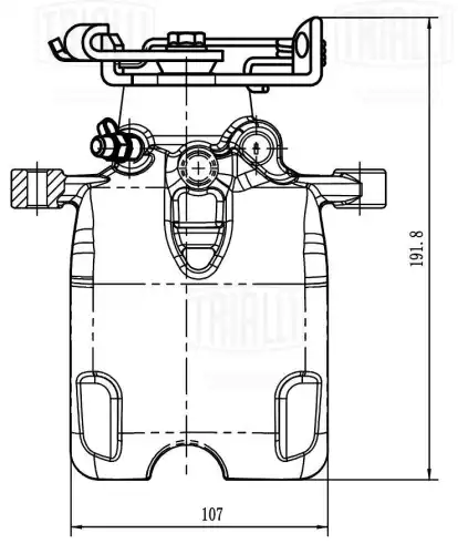 Суппорт тормозной TRIALLI CF 209001
