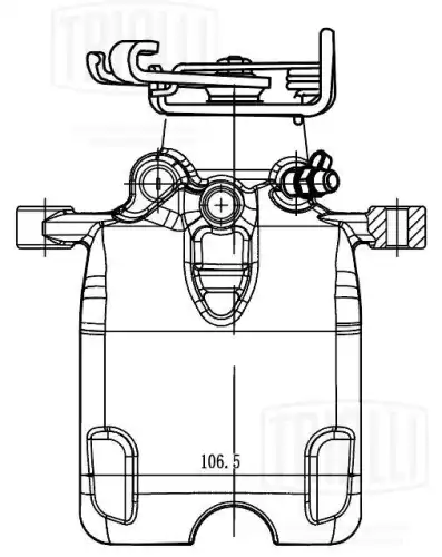 Суппорт тормозной TRIALLI CF 206002