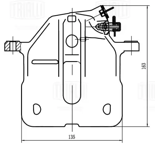 Суппорт тормозной TRIALLI CF 206501