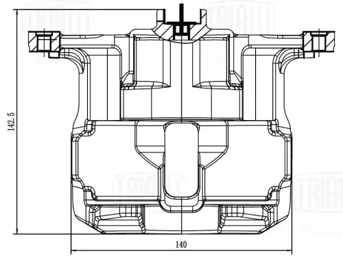 Суппорт тормозной TRIALLI CF 207001
