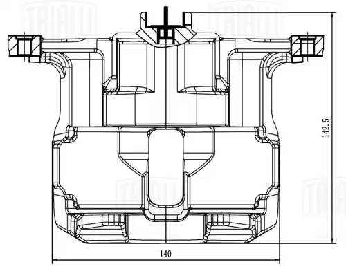 Суппорт тормозной TRIALLI CF 207002