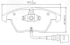 Тормозные колодки дисковые TRIALLI PF 2266