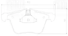 Тормозные колодки дисковые TRIALLI PF 2371