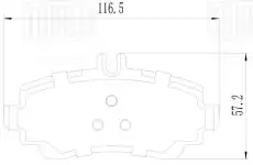 Тормозные колодки дисковые TRIALLI PF 2403