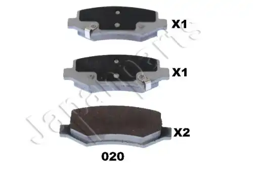 колодки дисковые \BYD PP-020AF JAPANPARTS