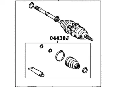 4347039545 ШРУС TOYOTA / LEXUS