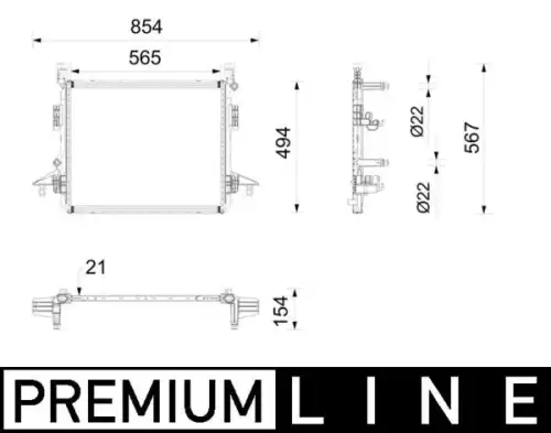 деталь CRE10000P MAHLE