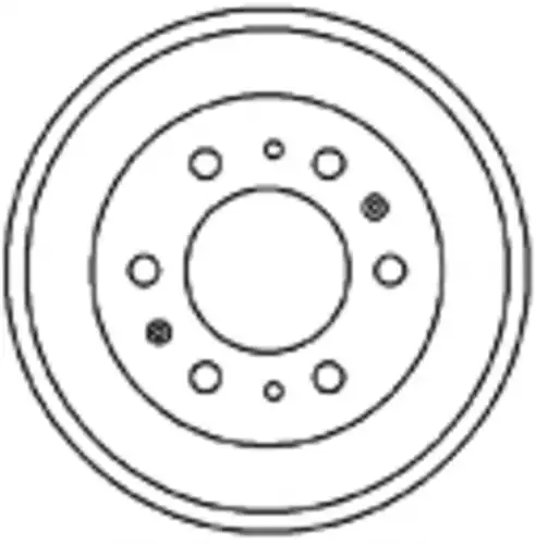 Тормозной барабан MAPCO 35503
