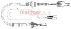Трос сцепления METZGER 18.0035