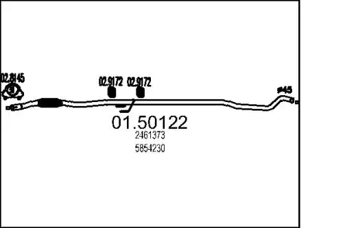 Шаровая опора MTS 01.50122