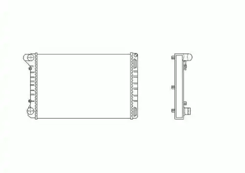 Радиатор кондиционера (конденсатор) NRF 53665