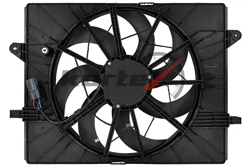 Вентилятор радиатора EXEED RX/JAECOO J8 (с кожухом) KFD210 KORTEX