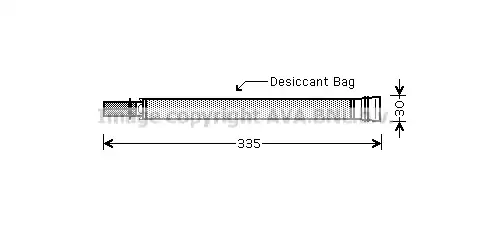 Осушитель кондиционера PRASCO ALD108