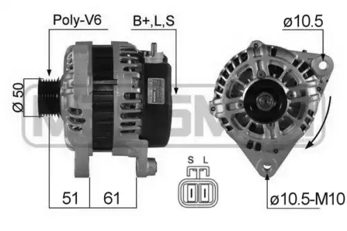 ALTERNATOR 210376 MESSMER