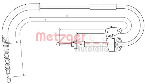 Рулевая тяга METZGER 10.4303