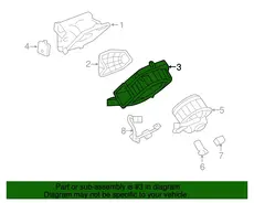 BAFFLE,AIR INL HSG(INCLS 15) 15263263 PONTIAC