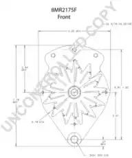 ГЕНЕРАТОР 8MR2175F PRESTOLITE ELECTRI