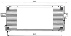 Радиатор кондиционера (конденсатор) WAECO 8880400357