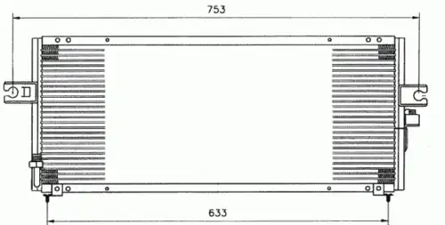 Радиатор кондиционера (конденсатор) WAECO 8880400357