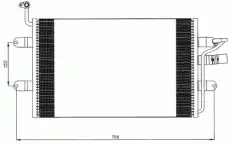 Радиатор кондиционера (конденсатор) WAECO 8880400373