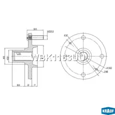 Ступица KRAUF WBK1163UU