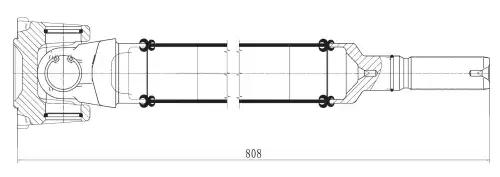 Карданный вал TRIALLI CD 2603