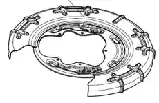 Тормозные колодки барабанные TRIALLI BDSP 2921