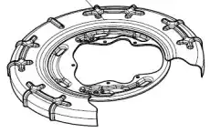 Тормозные колодки барабанные TRIALLI BDSP 2922