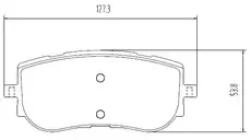 Тормозные колодки дисковые TRIALLI PF 4448