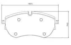 Тормозные колодки дисковые TRIALLI PF 2482