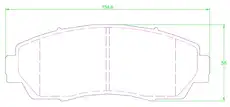 Тормозные колодки дисковые TRIALLI PF 4226CR