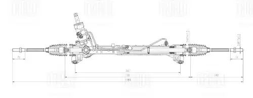 Рулевая рейка TRIALLI CRS 2502