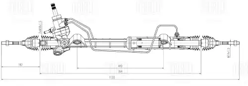 Рулевая рейка TRIALLI CRS 2506