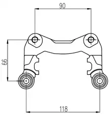 Суппорт тормозной TRIALLI CF 000115