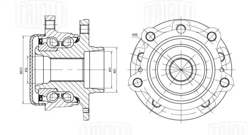 Ступица TRIALLI MR 2704