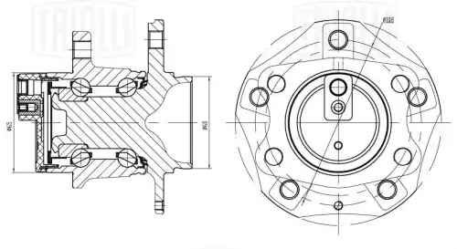 Ступица TRIALLI MR 2716